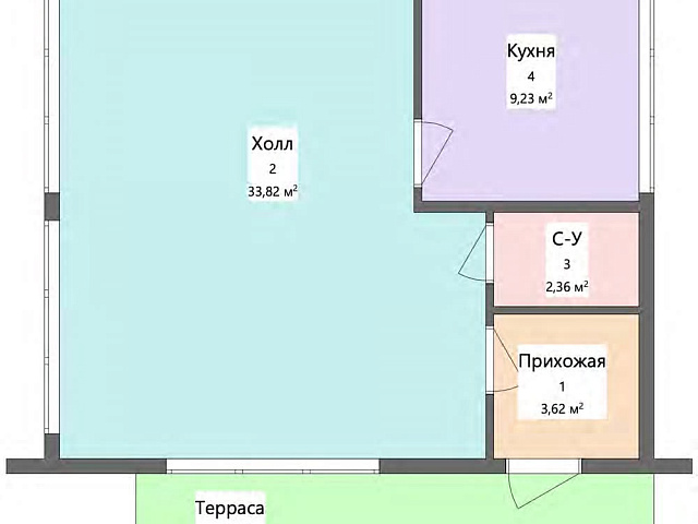 Фасад дома Дом №09 — строительство в Новосибирске