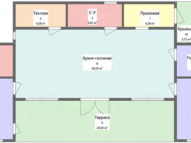 Фасад дома Дом куба №01 — строительство в Новосибирске