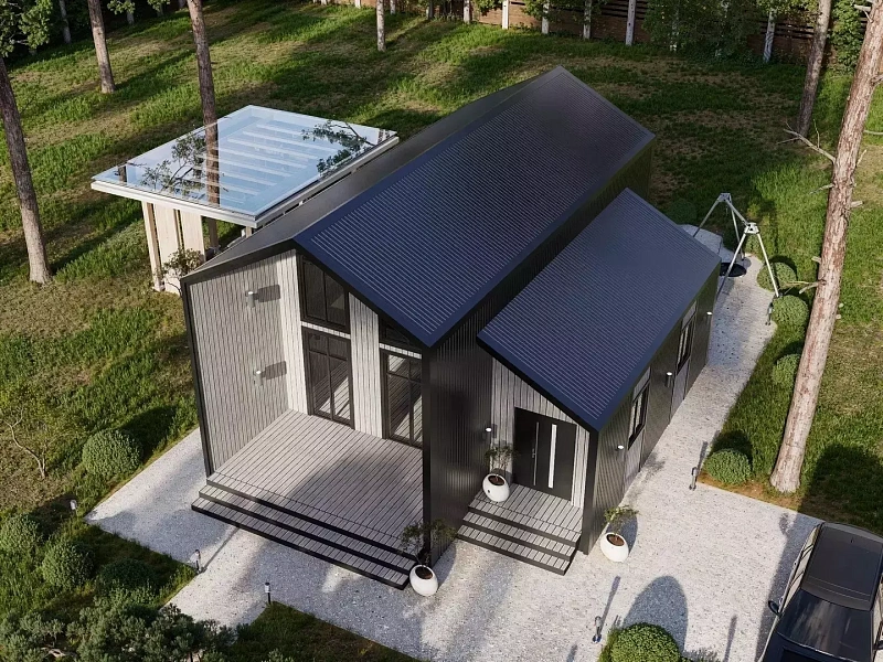 Строительство дома из бруса GRAIN 145 кв.м