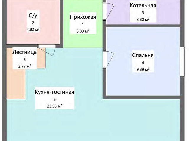 Фасад дома Дом №03 — строительство в Новосибирске