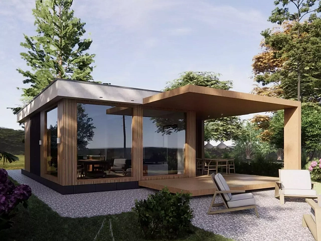 Строительство каркасного дома BASE-60