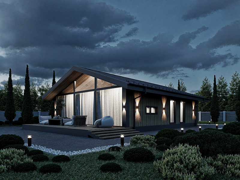 Строительство каркасного дома APEX 120 кв.м