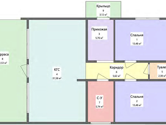Фасад дома Дом №13 — строительство в Новосибирске